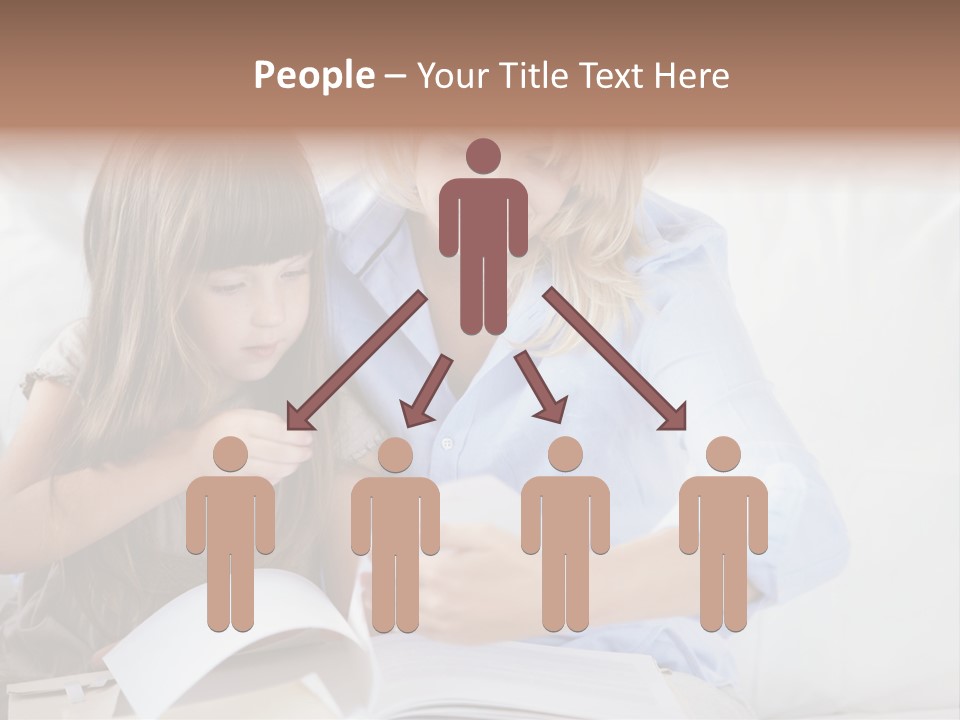 Portrait Leisure Offspring PowerPoint Template