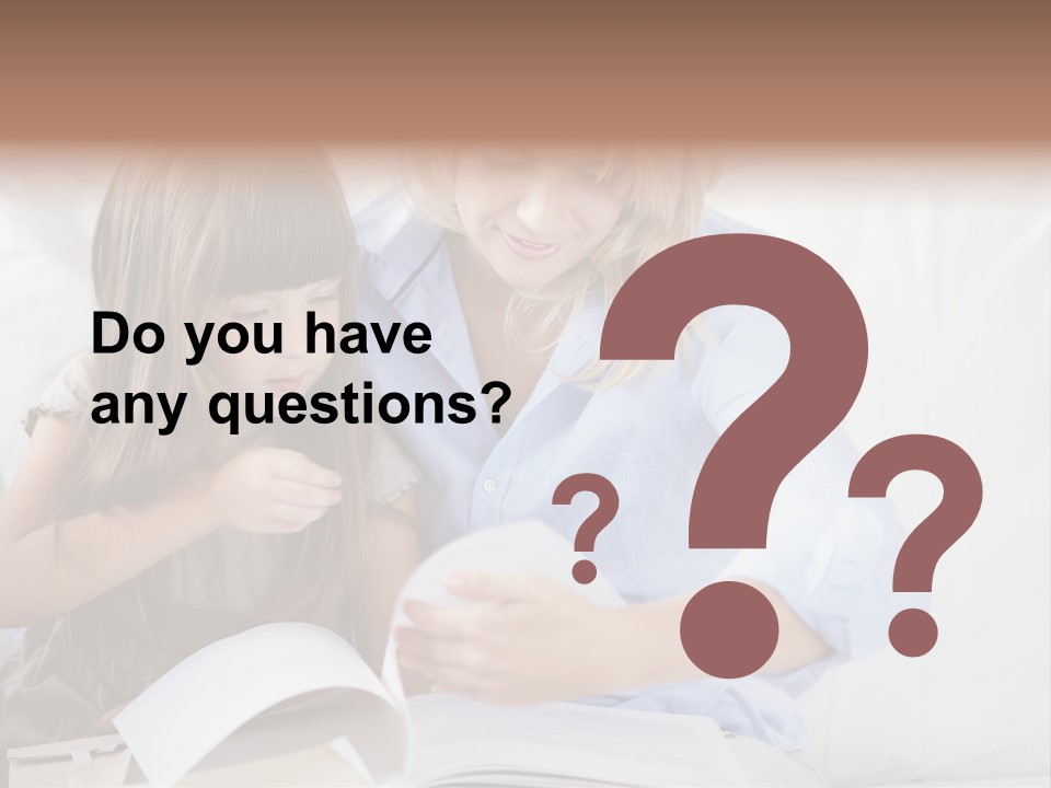 Portrait Leisure Offspring PowerPoint Template