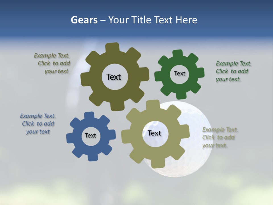 Outdoor Summer Trough PowerPoint Template