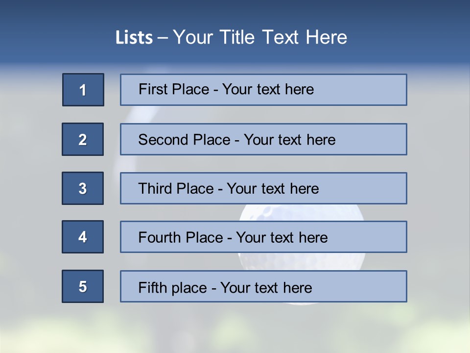 Outdoor Summer Trough PowerPoint Template
