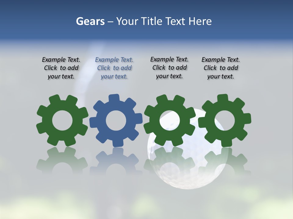 Outdoor Summer Trough PowerPoint Template