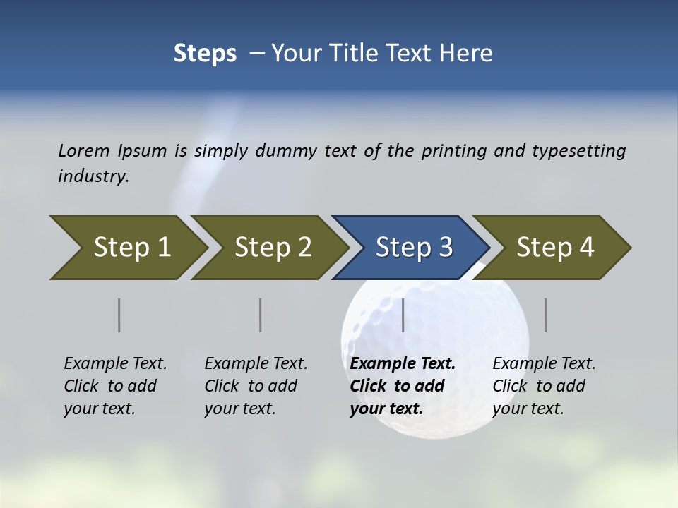 Outdoor Summer Trough PowerPoint Template