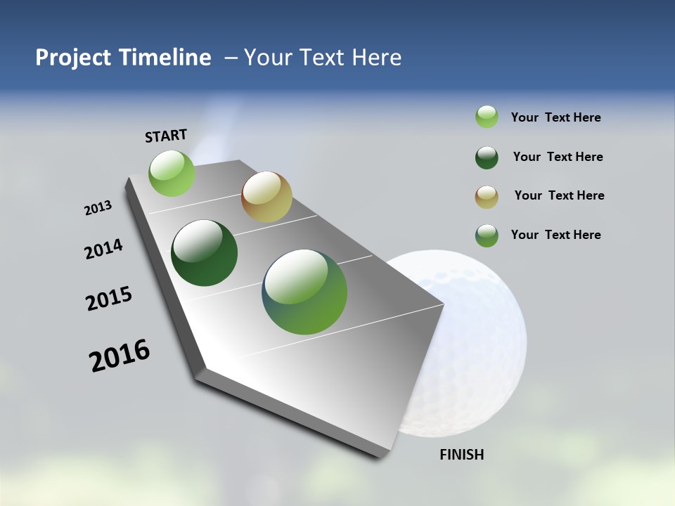 Outdoor Summer Trough PowerPoint Template