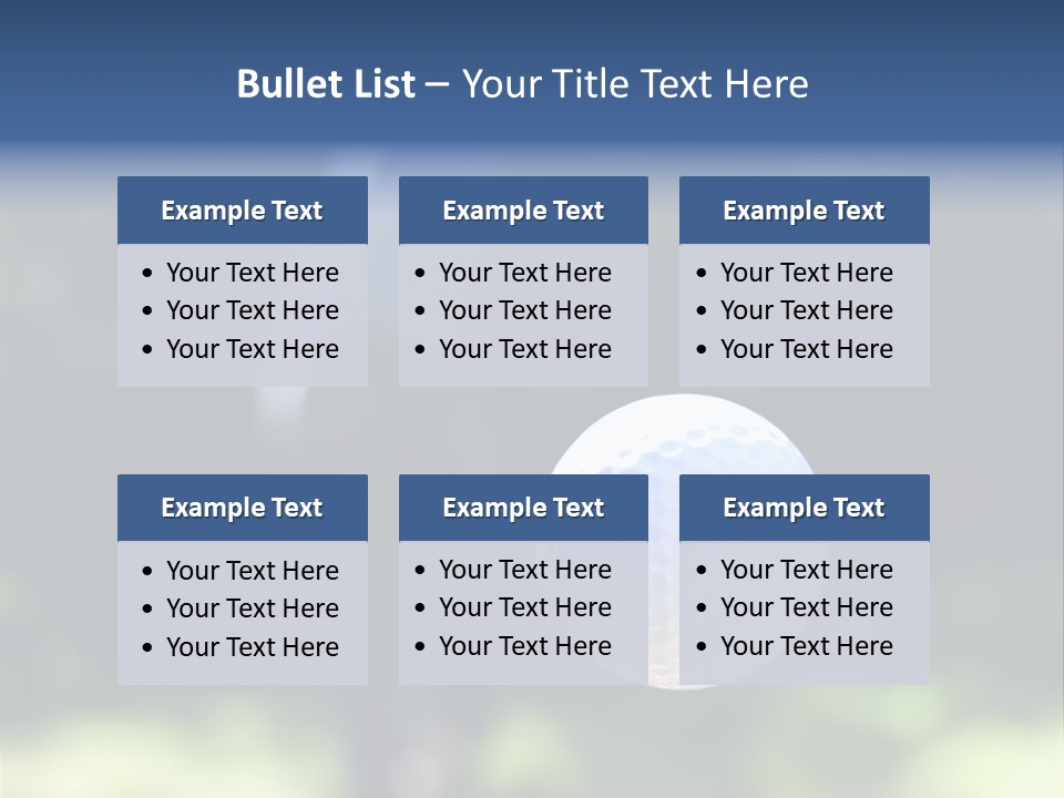 Outdoor Summer Trough PowerPoint Template