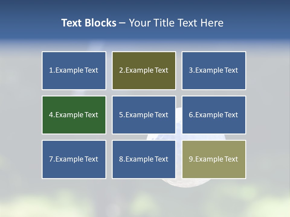Outdoor Summer Trough PowerPoint Template