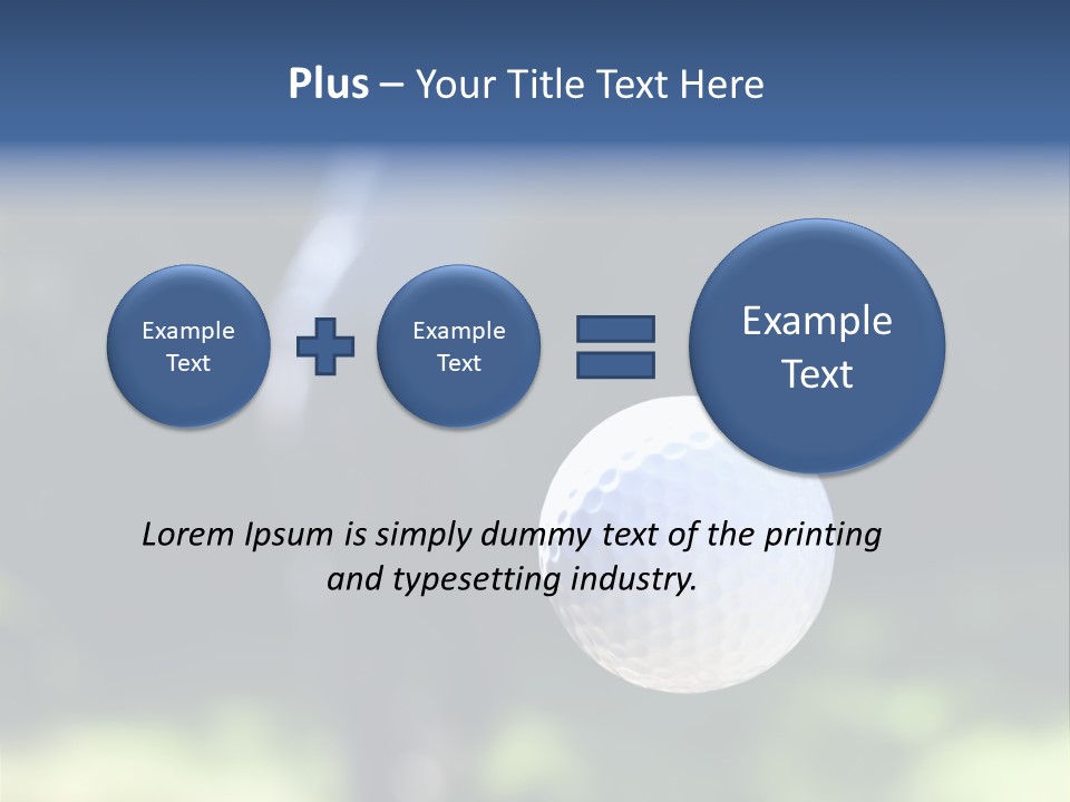 Outdoor Summer Trough PowerPoint Template