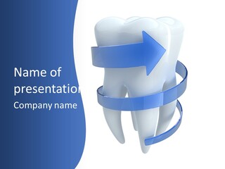 Caries Dent Close PowerPoint Template