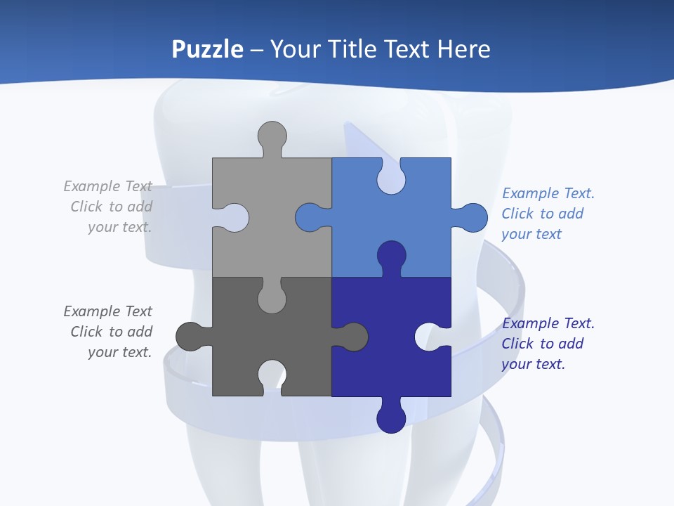 Caries Dent Close PowerPoint Template