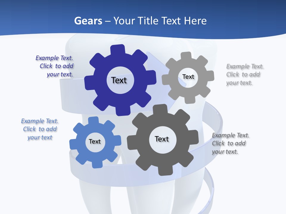 Caries Dent Close PowerPoint Template