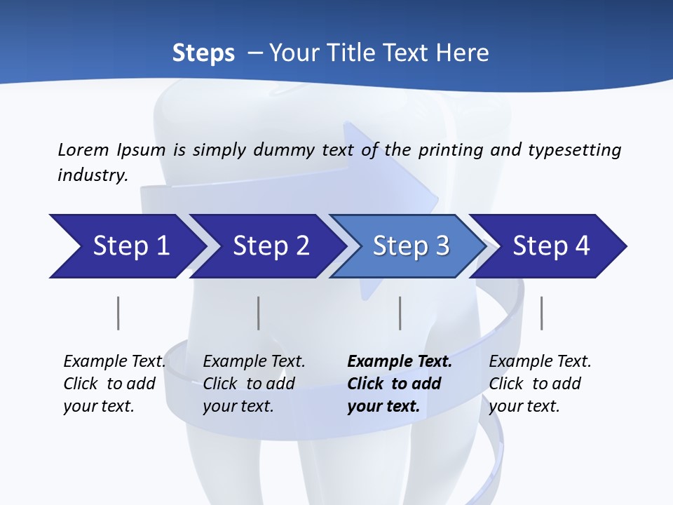 Caries Dent Close PowerPoint Template