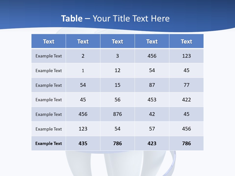 Caries Dent Close PowerPoint Template