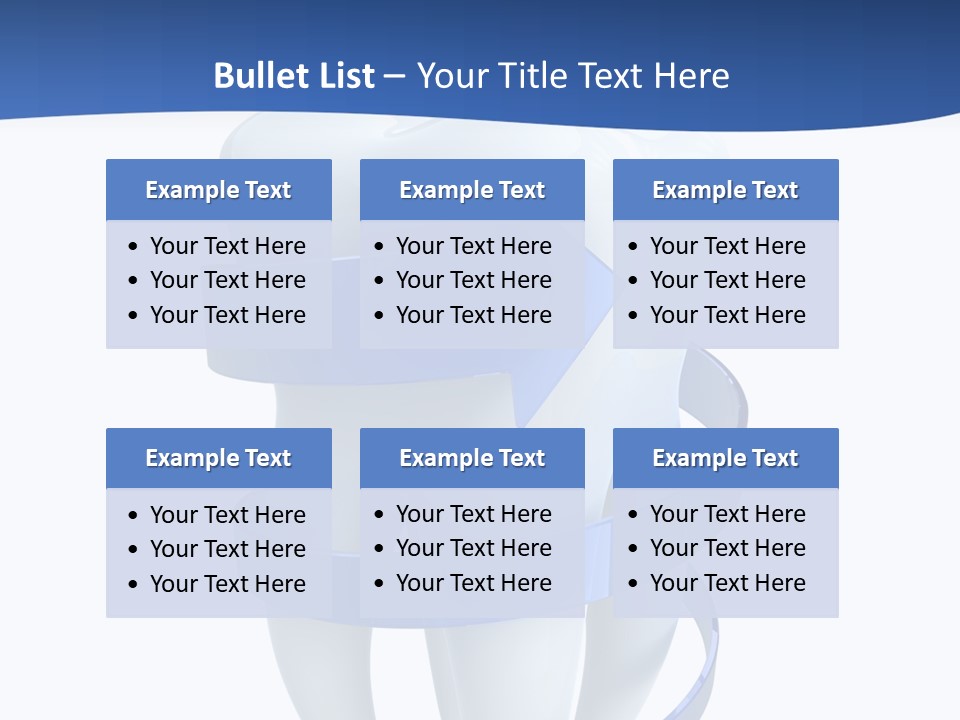 Caries Dent Close PowerPoint Template