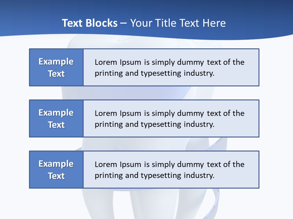 Caries Dent Close PowerPoint Template
