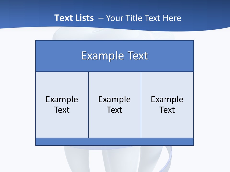 Caries Dent Close PowerPoint Template