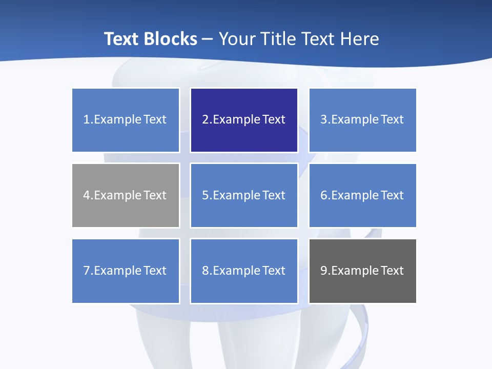Caries Dent Close PowerPoint Template