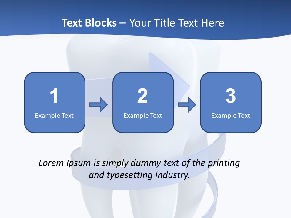 Caries Dent Close PowerPoint Template