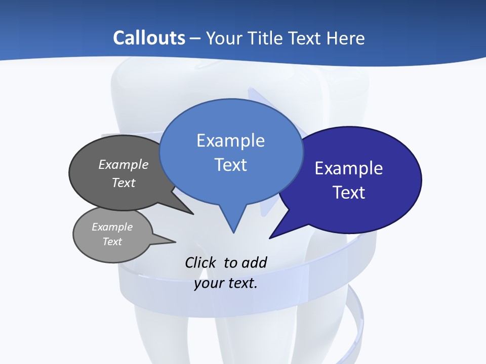 Caries Dent Close PowerPoint Template