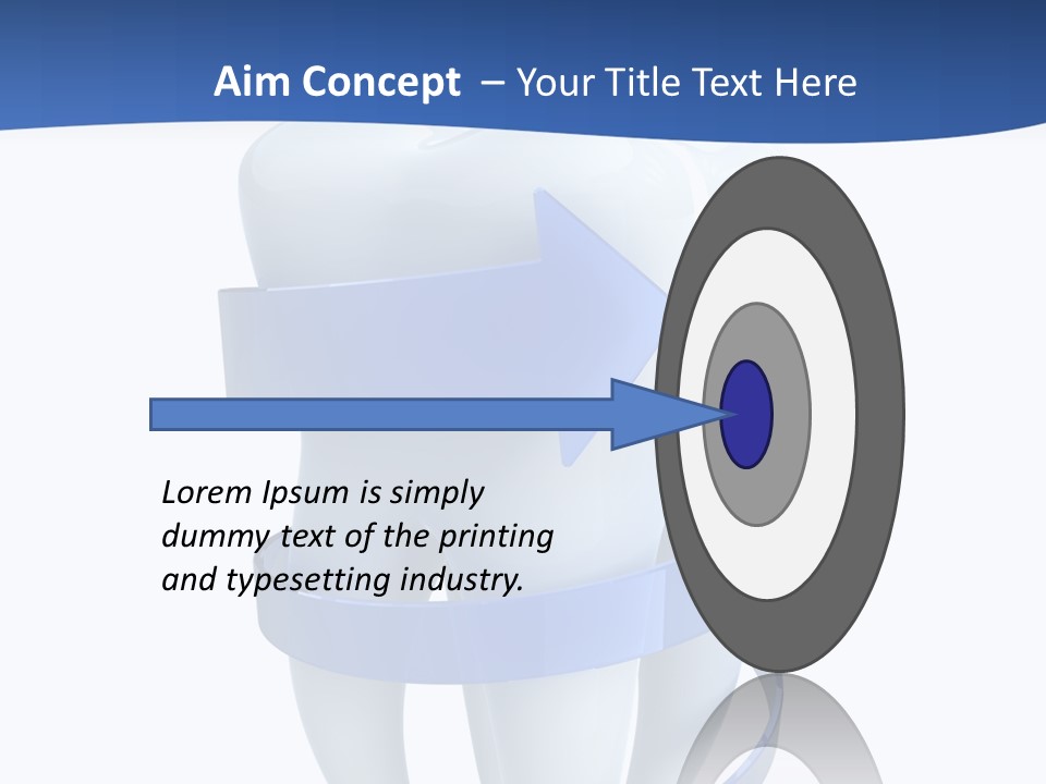 Caries Dent Close PowerPoint Template