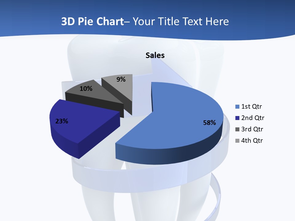 Caries Dent Close PowerPoint Template