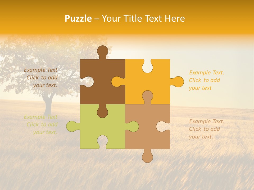 Autumn Fields PowerPoint Template