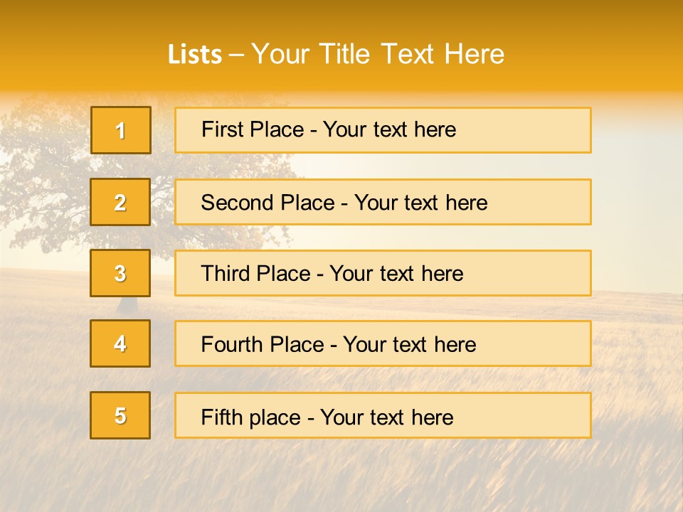Autumn Fields PowerPoint Template