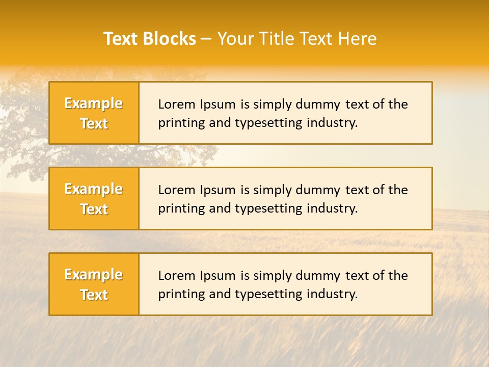 Autumn Fields PowerPoint Template