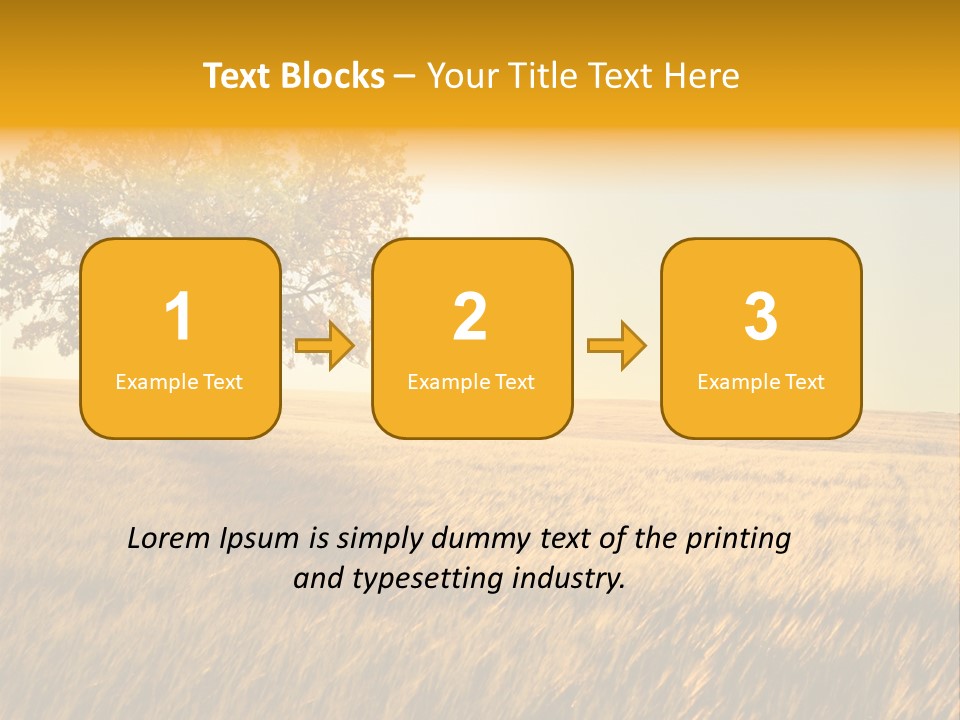 Autumn Fields PowerPoint Template
