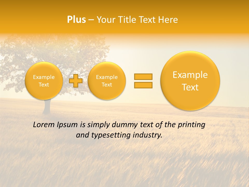 Autumn Fields PowerPoint Template