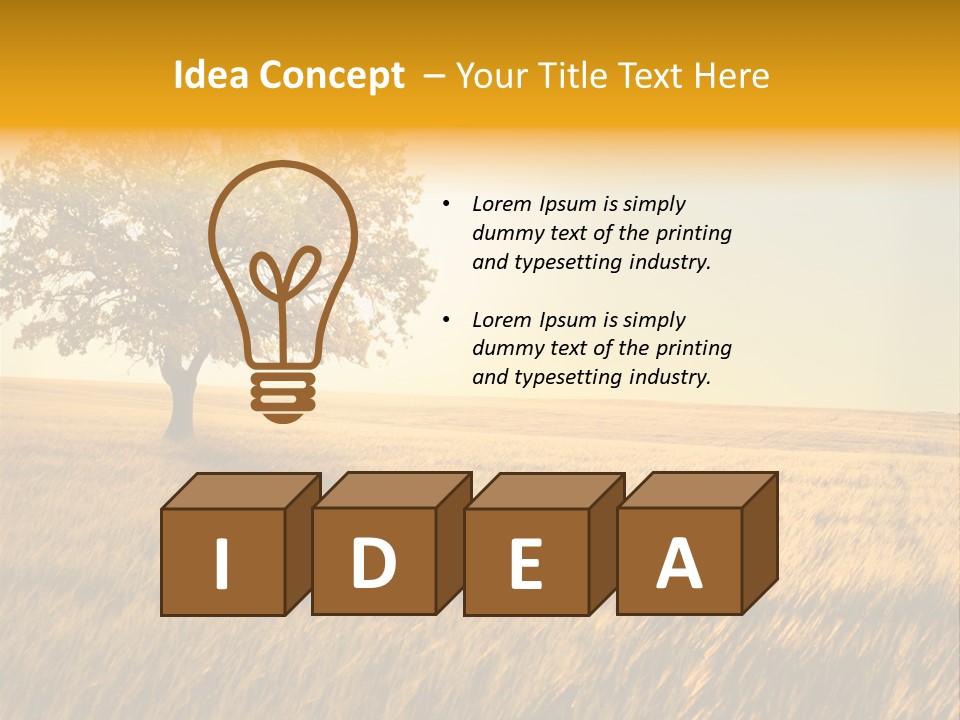 Autumn Fields PowerPoint Template