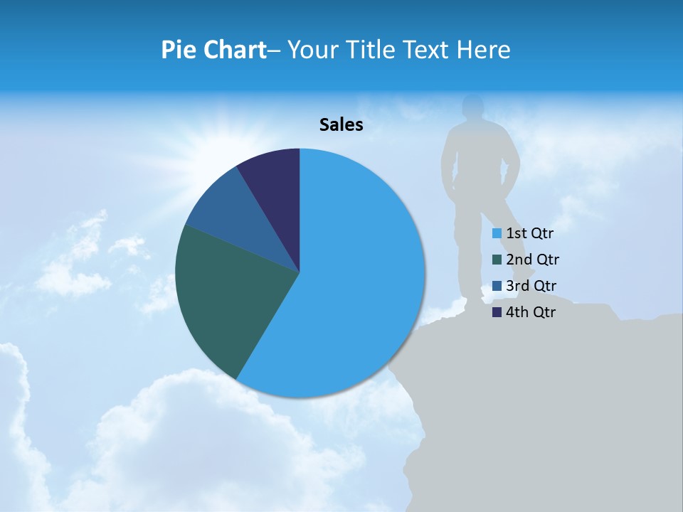 Trekking Blue Nature PowerPoint Template