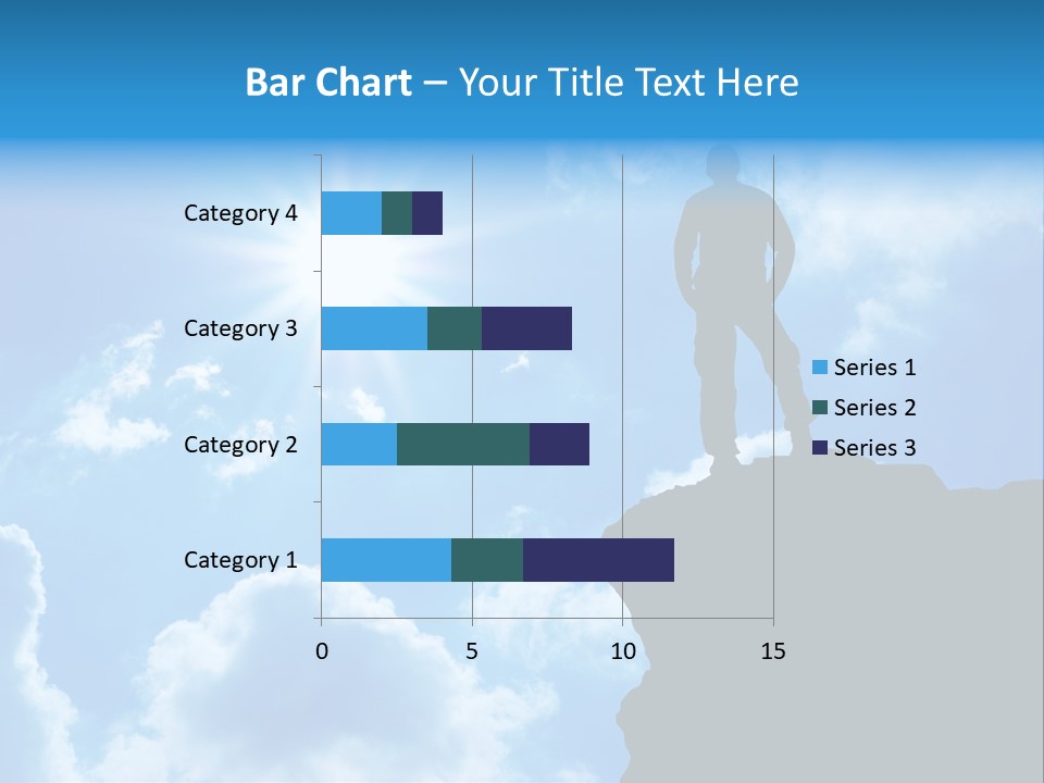 Trekking Blue Nature PowerPoint Template
