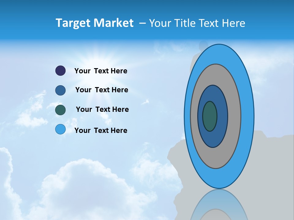 Trekking Blue Nature PowerPoint Template