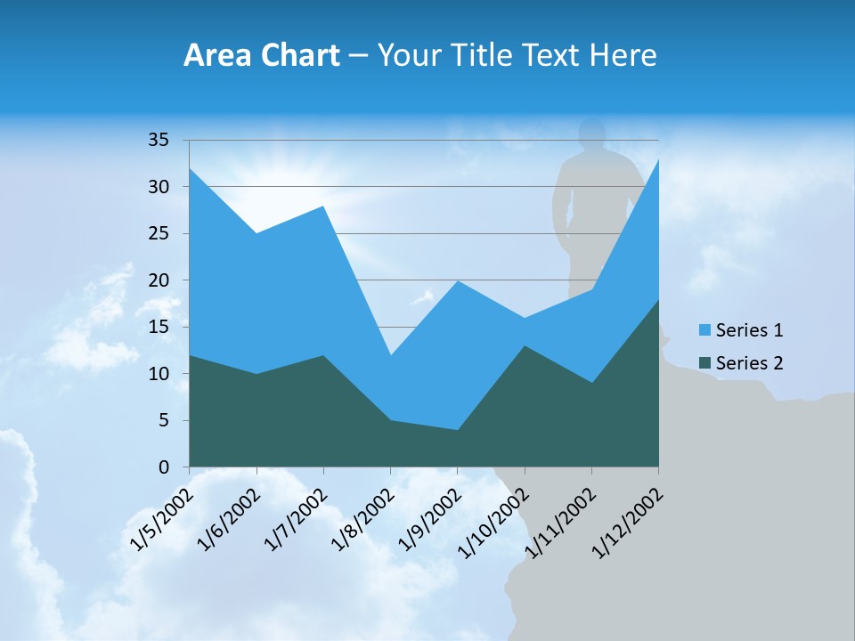Trekking Blue Nature PowerPoint Template