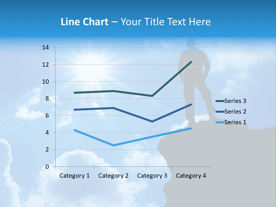 Trekking Blue Nature PowerPoint Template