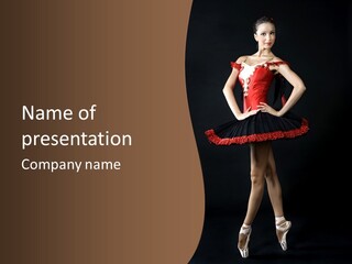 Classical Posing Color PowerPoint Template