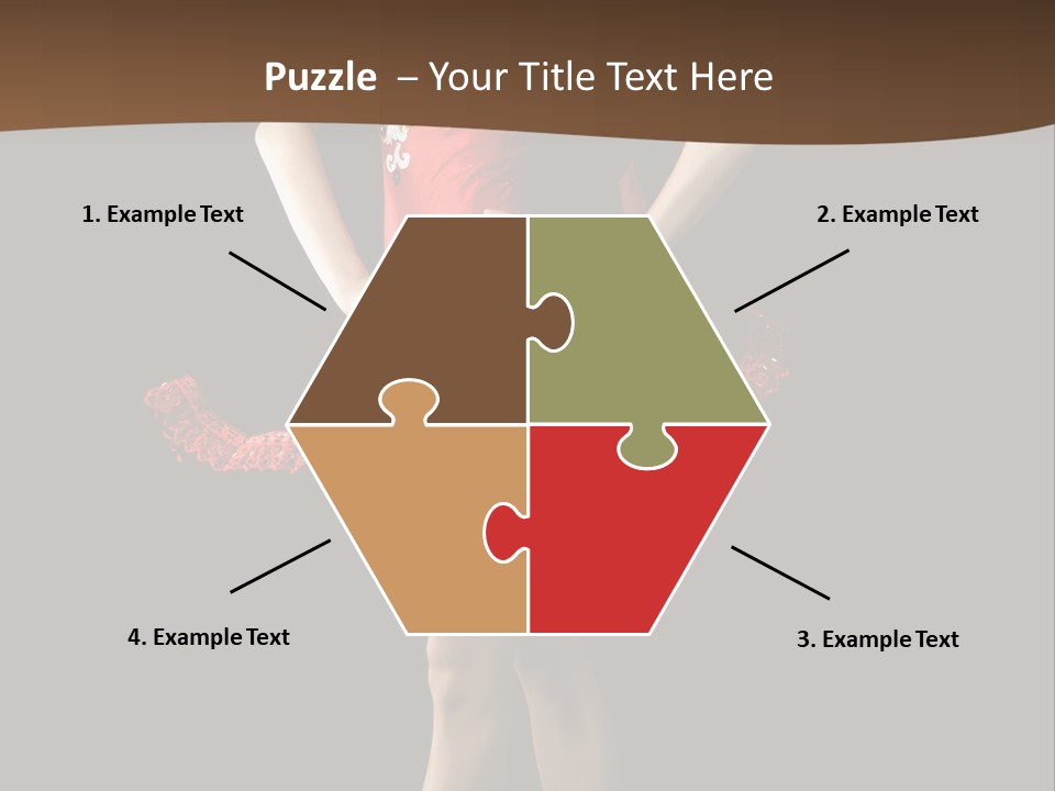 Classical Posing Color PowerPoint Template