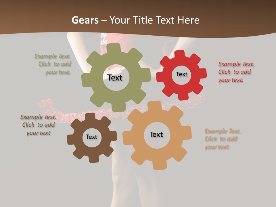 Classical Posing Color PowerPoint Template