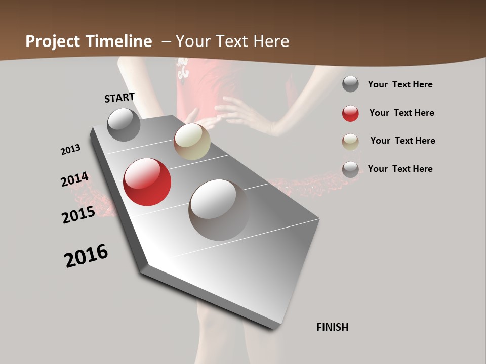 Classical Posing Color PowerPoint Template