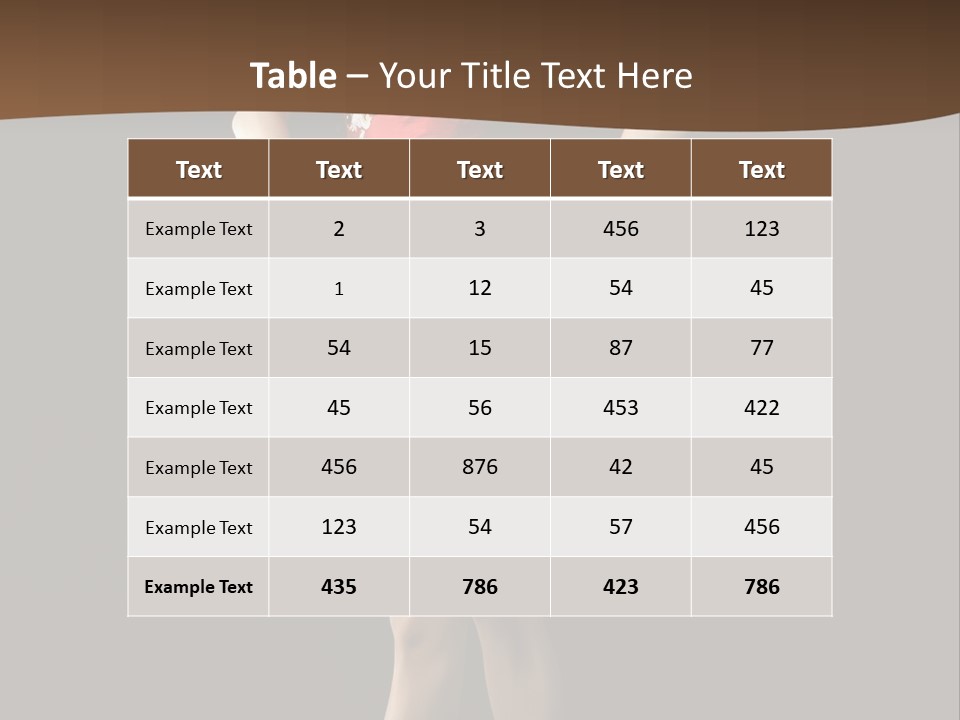 Classical Posing Color PowerPoint Template