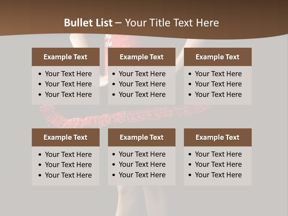 Classical Posing Color PowerPoint Template