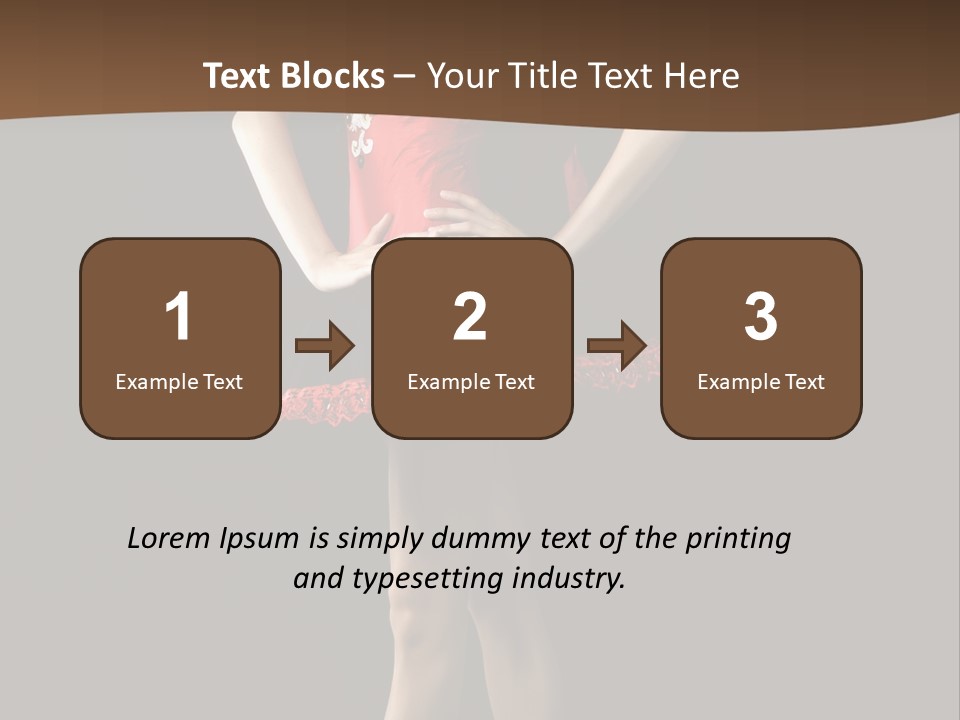 Classical Posing Color PowerPoint Template
