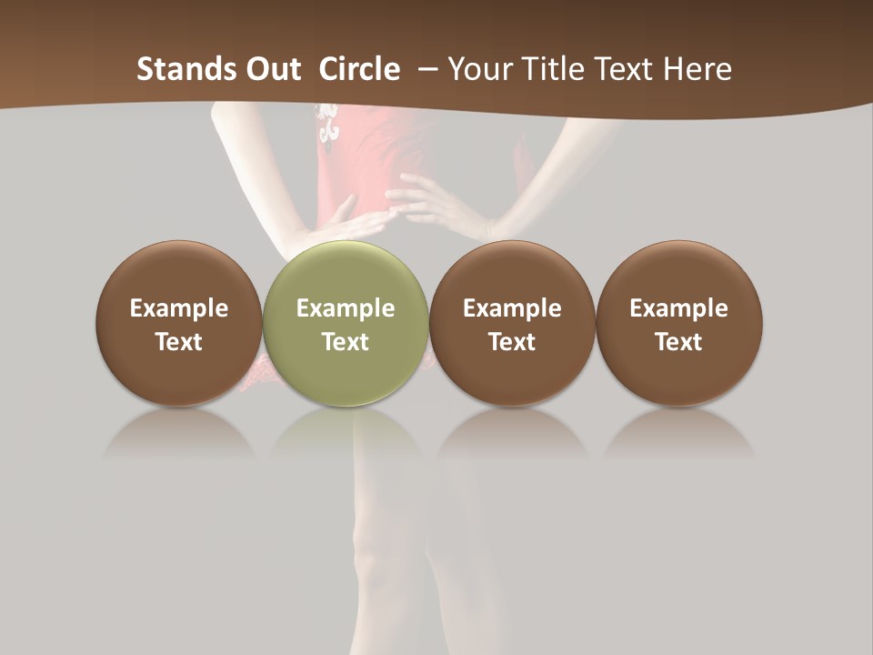 Classical Posing Color PowerPoint Template