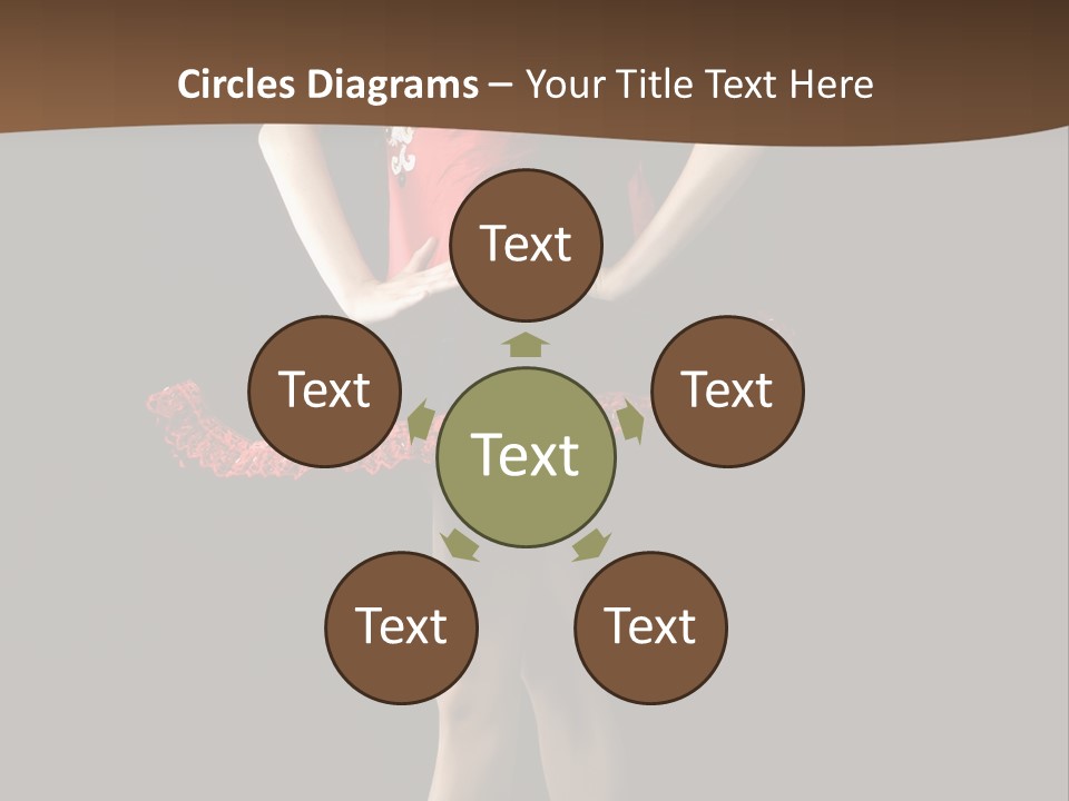 Classical Posing Color PowerPoint Template