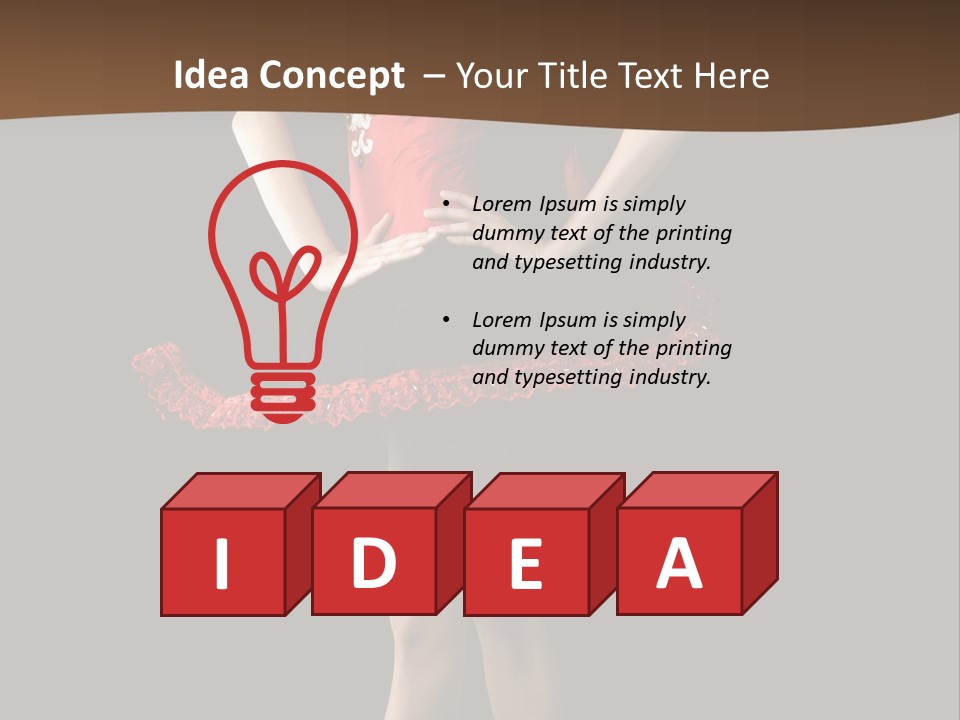 Classical Posing Color PowerPoint Template