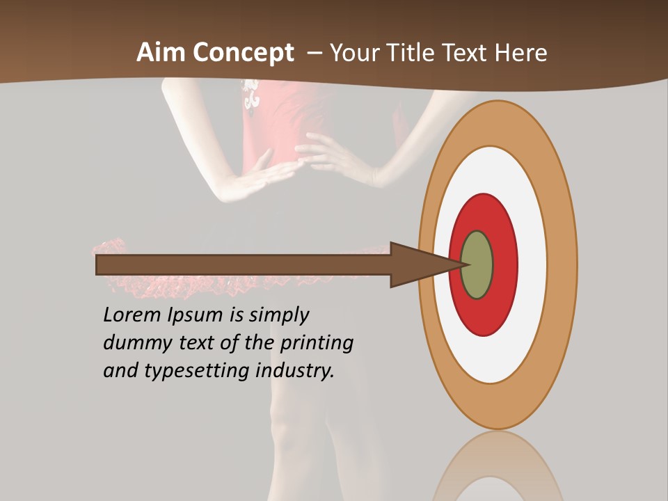 Classical Posing Color PowerPoint Template