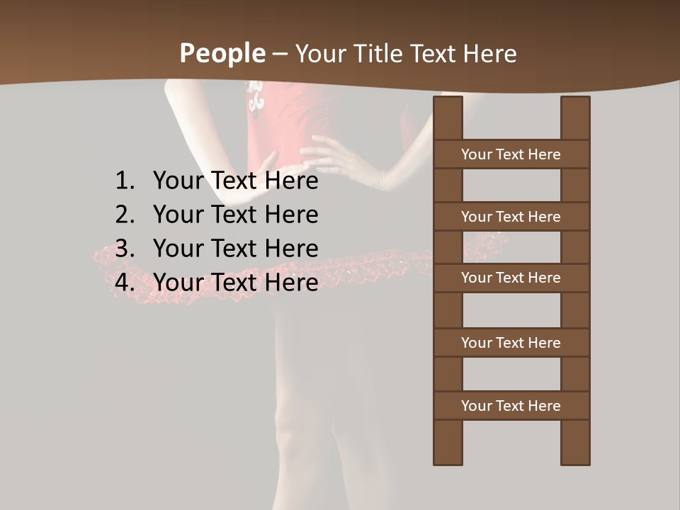 Classical Posing Color PowerPoint Template