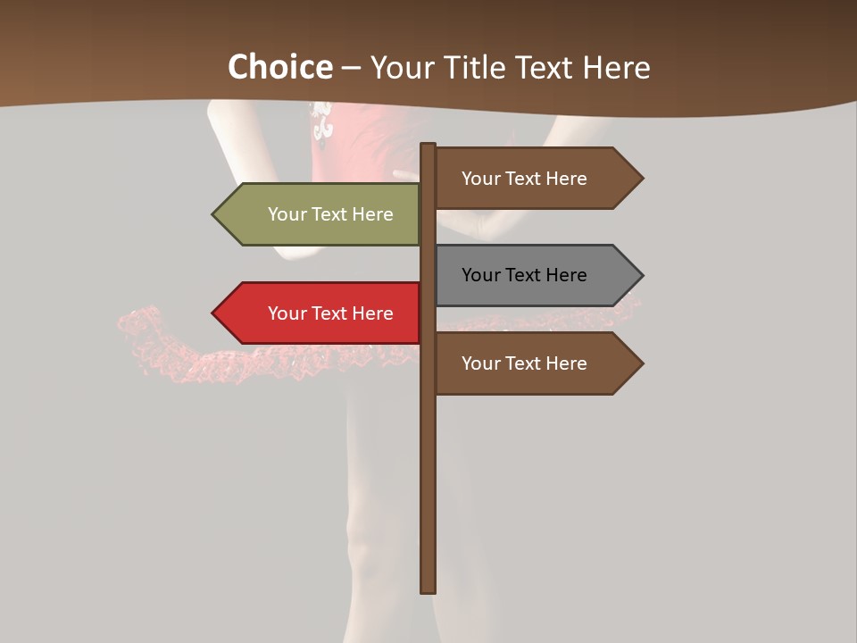 Classical Posing Color PowerPoint Template