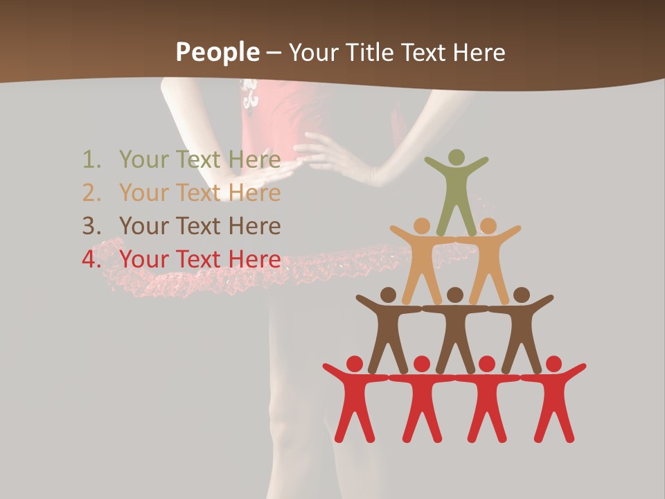 Classical Posing Color PowerPoint Template