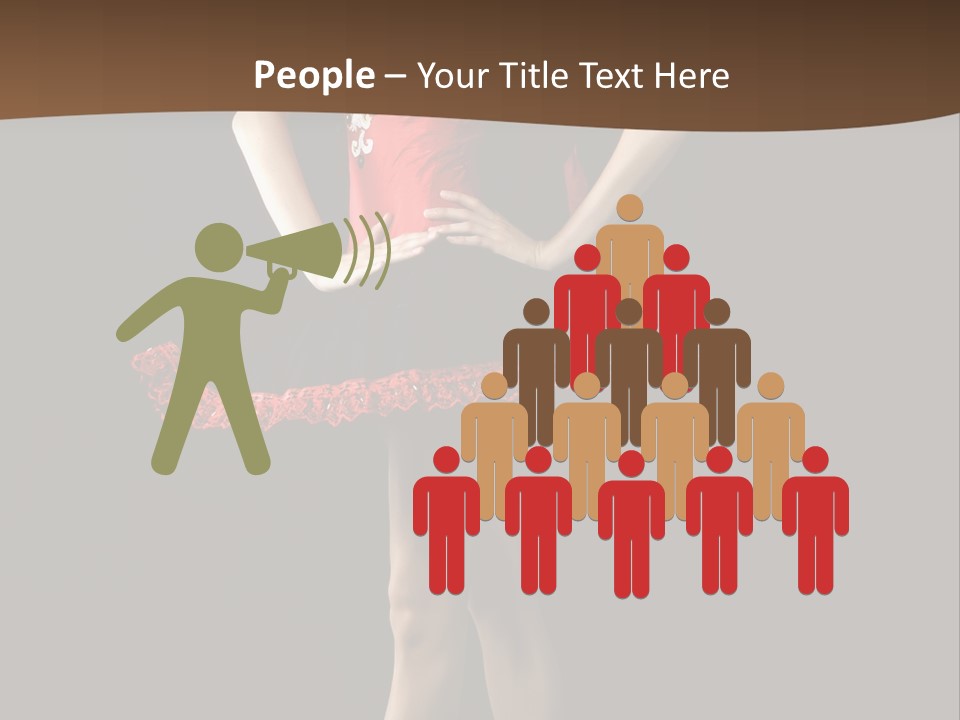 Classical Posing Color PowerPoint Template