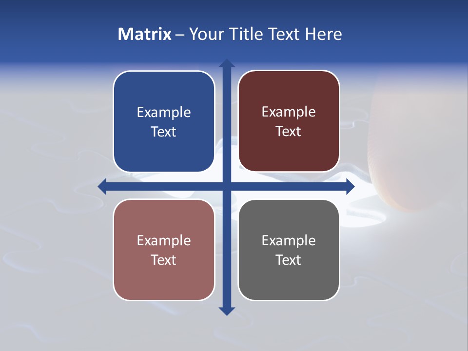 Solution Game Closeup PowerPoint Template